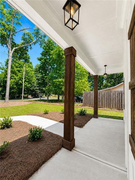 Exterior details and patio area of a home in , Gainesville (Image 3).