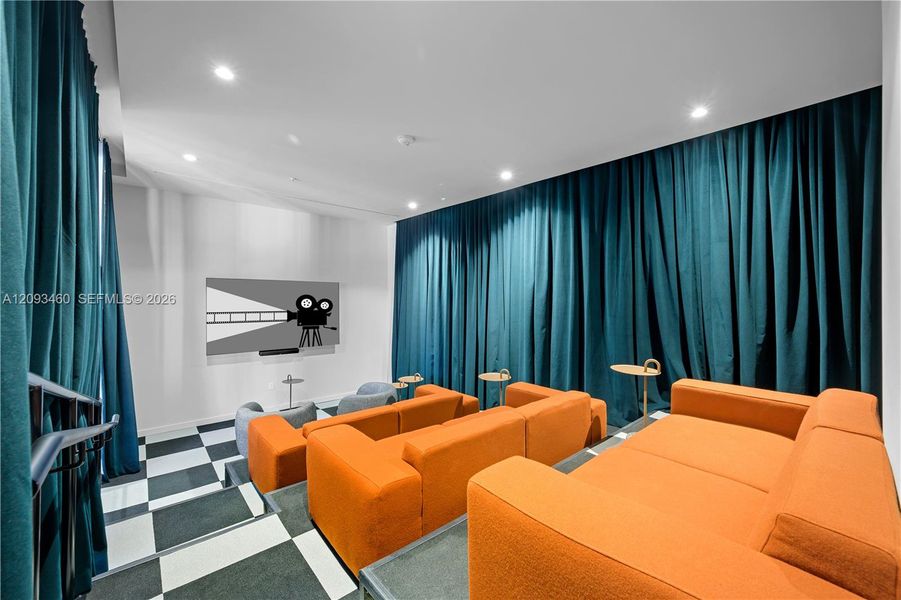 Furnished interior view inside a new home in , Miami (Image 9).