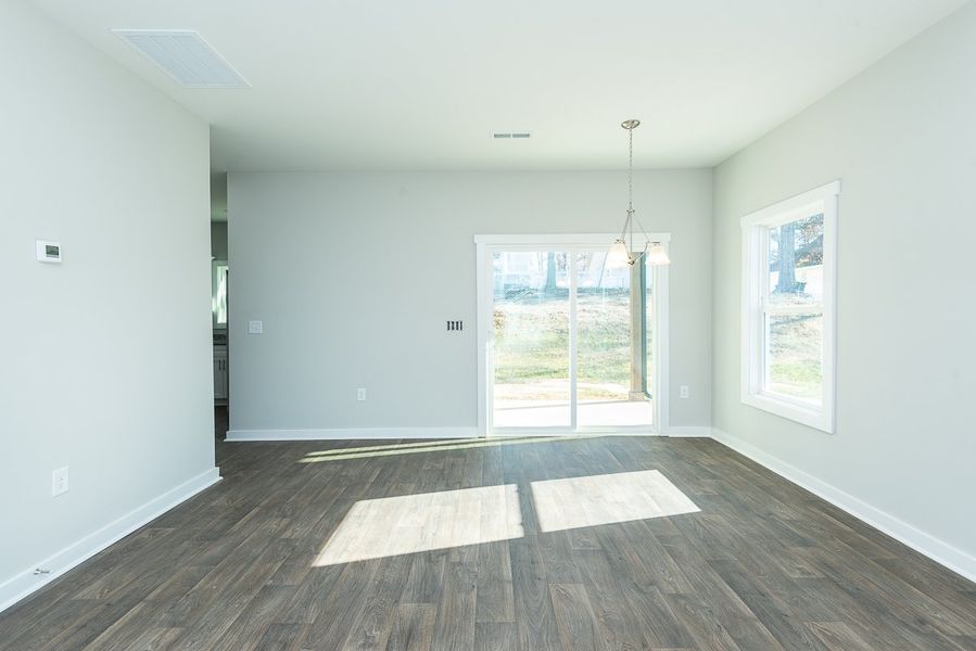 Representative unfurnished interior of a home built from the Marshall by Foundation Home Builders LLC in Pinnix Loop, Burlington (Image 12).