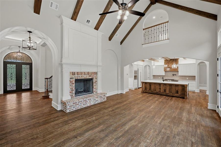 Furnished interior view inside a new home in , Sherman (Image 4).
