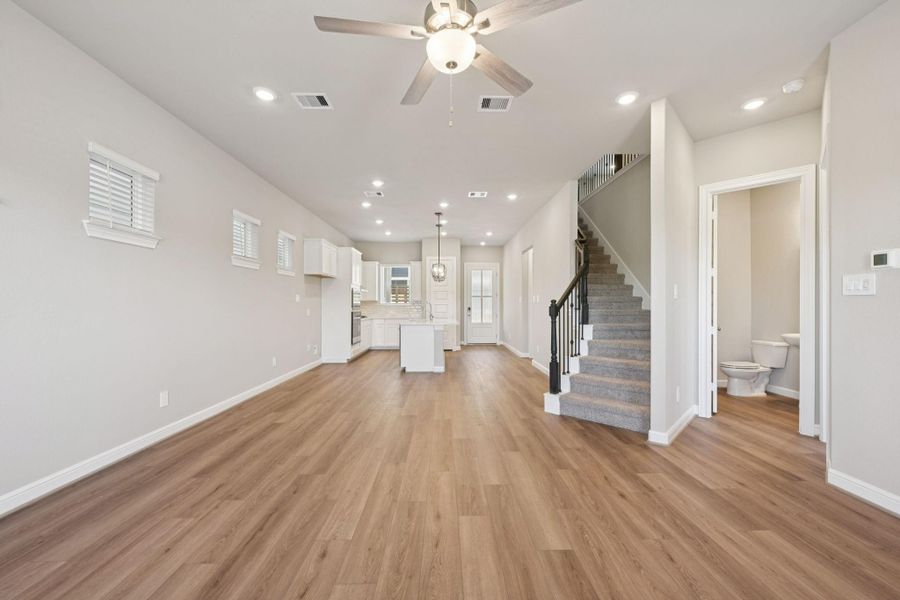 Spacious, unfurnished interior of a new home in Kemah Crossing - Luxe Series, Kemah (Image 27). Spacious, unfurnished interior of a new home in Kemah Crossing - Luxe Series, Kemah (Image 27).