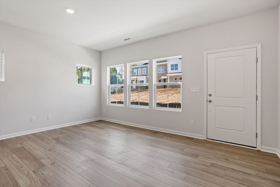 Spacious, unfurnished interior of a new home in Renaissance at White Oak, Garner (Image 14). Spacious, unfurnished interior of a new home in Renaissance at White Oak, Garner (Image 14).