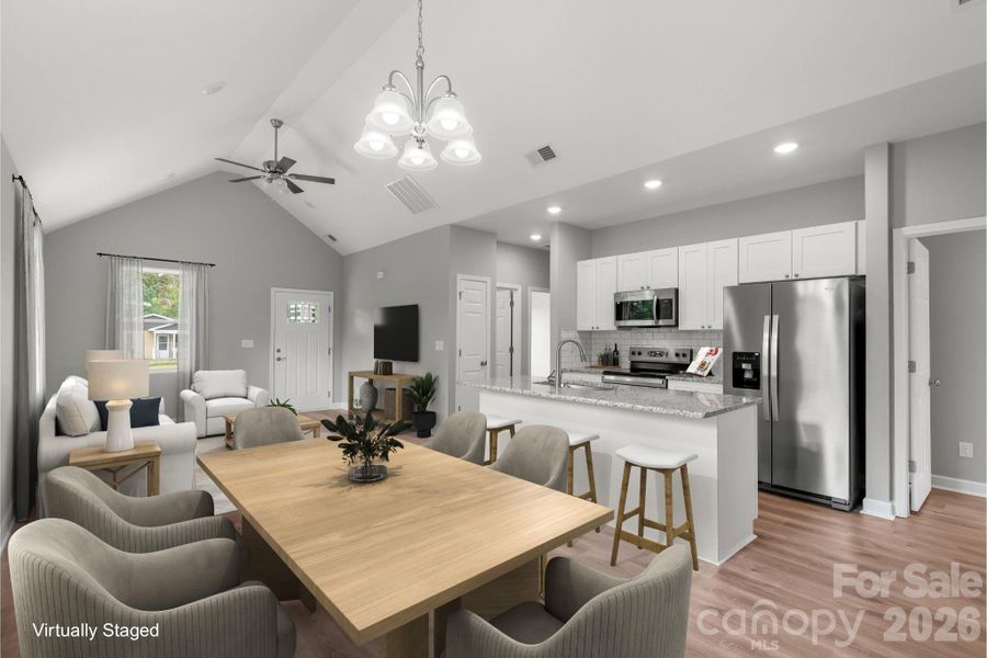 Furnished interior view inside a new home in , East Spencer (Image 18).
