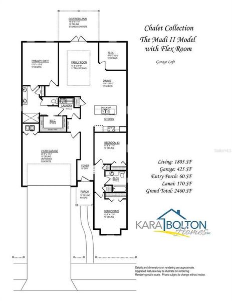2D floor plan layout of this home in Fairway Pointe at West End, Newberry, FL (Image 3). 2D floor plan layout of this home in Fairway Pointe at West End, Newberry, FL (Image 3).