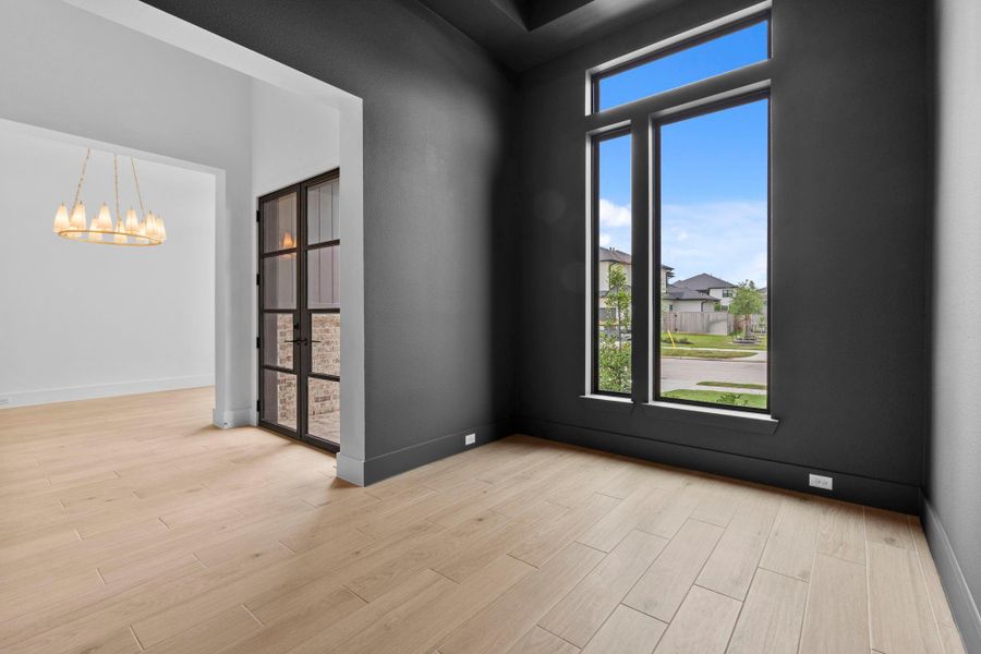 This additional living space can be used as a study. Representative image.
