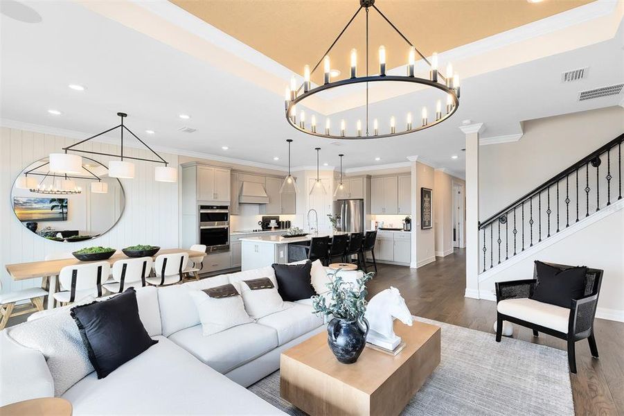 Furnished interior view inside a new home in The Landings at Live Oak Lake, St. Cloud (Image 11).