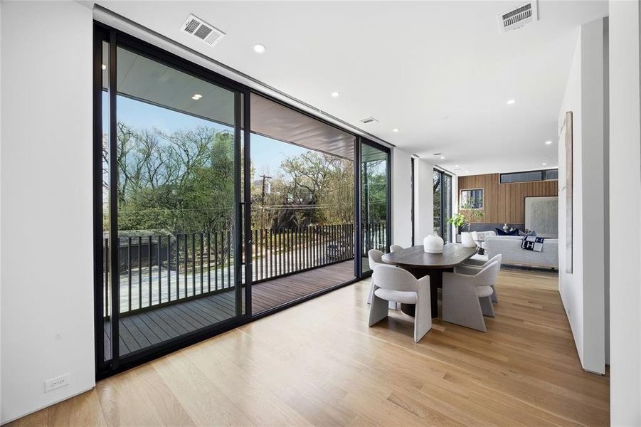 Furnished interior view inside a new home in , Dallas (Image 24).