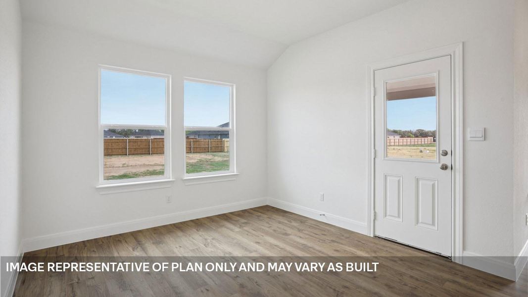 Representative unfurnished interior of a home built from the The Grayson by D.R. Horton in Railhead, Cedar Creek (Image 15).