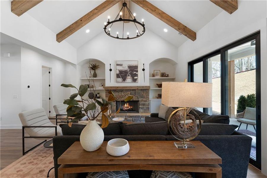 Furnished interior view inside a new home in , Waleska (Image 9).