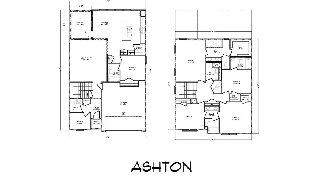 2D floor plan layout of this home in Parkside, Santa Rosa Beach, FL (Image 4).