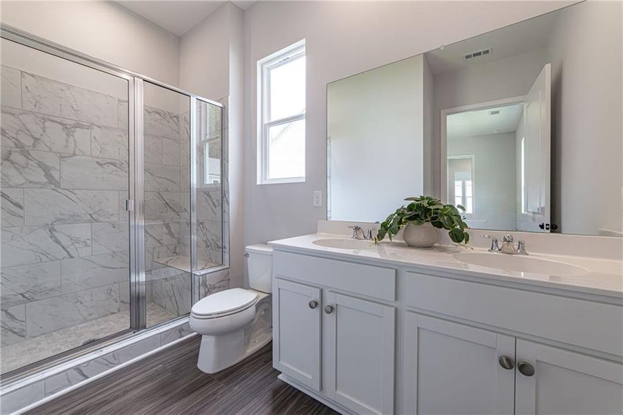 Furnished interior view inside a new home in Enclave at Edgewater, Canton (Image 5).