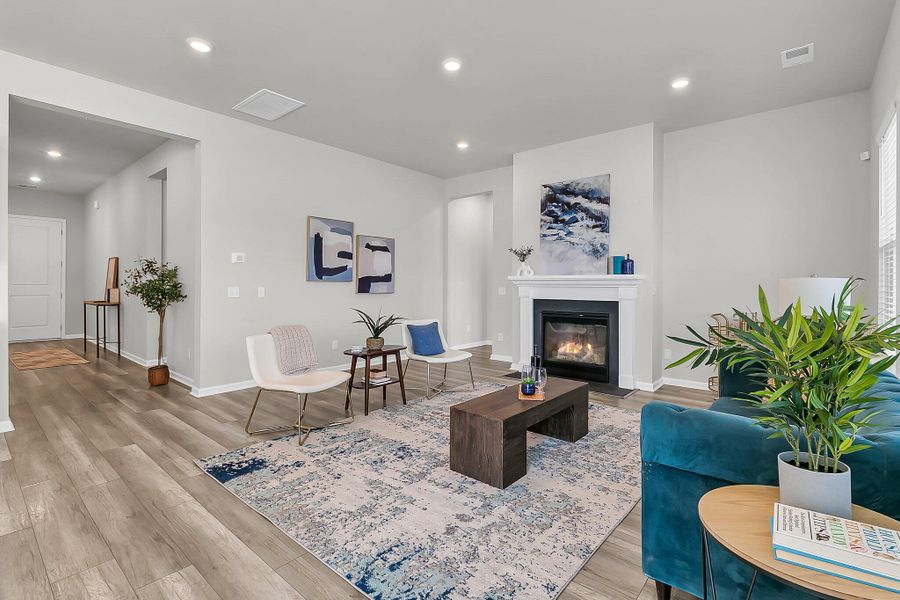 Furnished interior view inside a new home in Horizons at Summers Corner | 55+: The Legends, Summerville (Image 30).