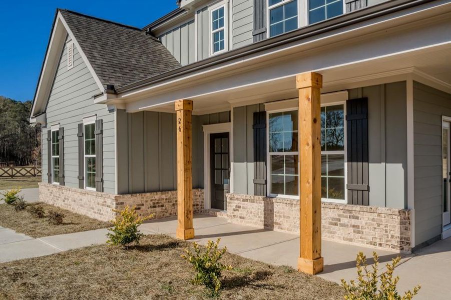 Exterior details and patio area of a home in , Good Hope (Image 24).