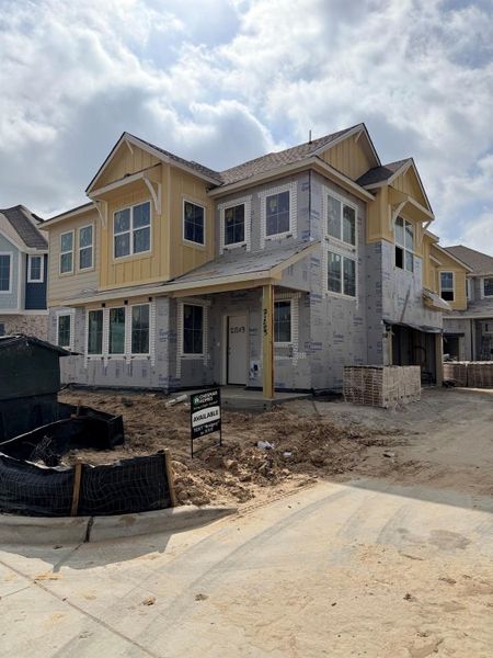 In-progress construction of a new home in Bridgeland, Cypress, TX (Image 25). In-progress construction of a new home in Bridgeland, Cypress, TX (Image 25).