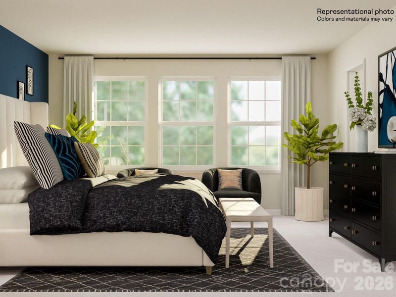 Furnished interior view inside a new home in Shannon Woods, Maiden (Image 5).