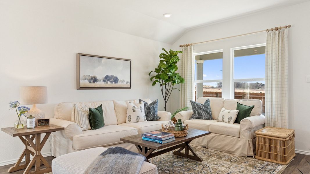Furnished interior view inside a new home in Watermill, Kyle (Image 16).