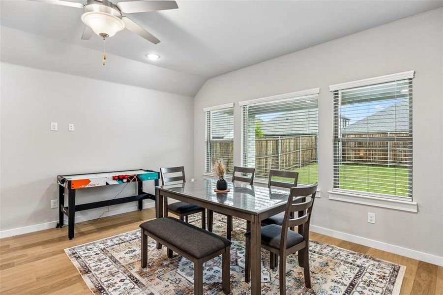 Furnished interior view inside a new home in LakePointe, Lavon (Image 24).