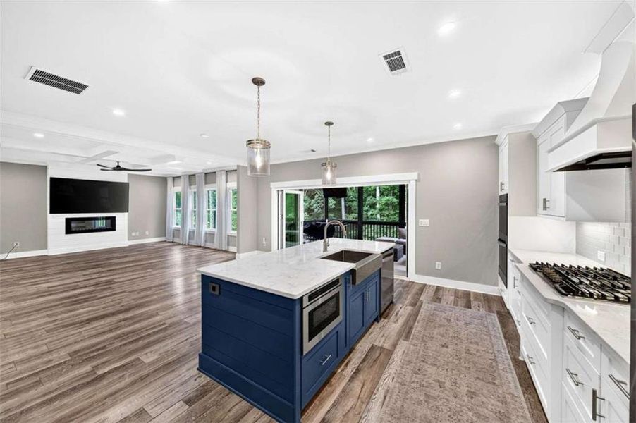 Furnished interior view inside a new home in , Hoschton (Image 18).