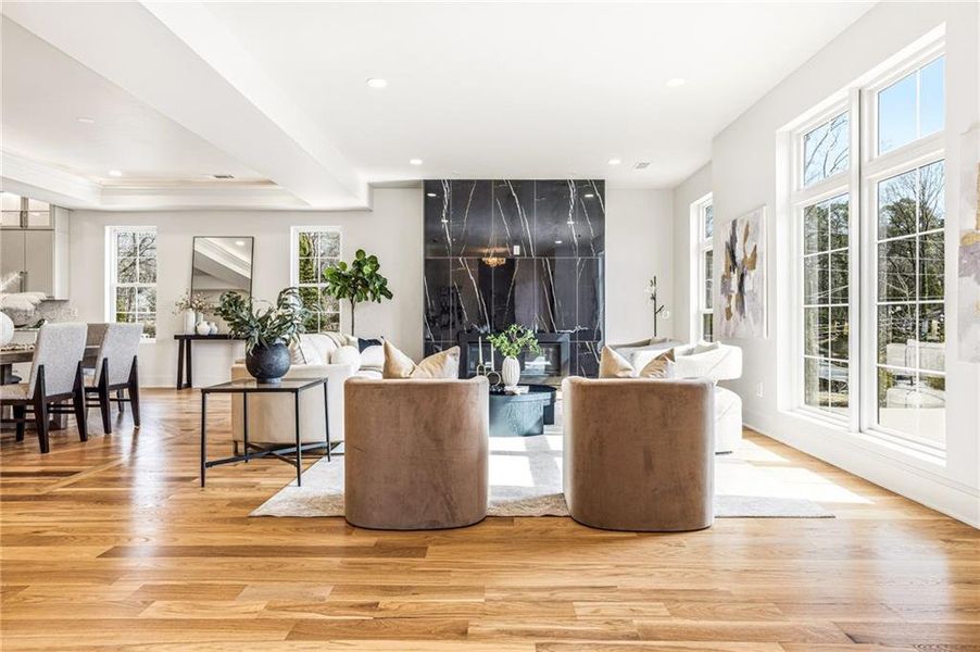 Furnished interior view inside a new home in , Atlanta (Image 12).
