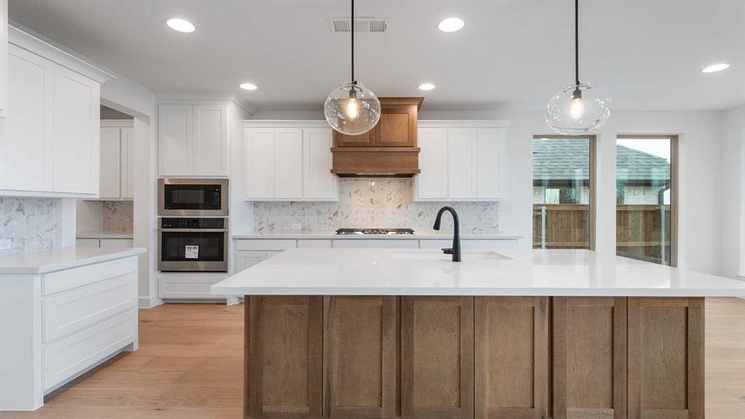 Furnished interior view inside a new home in North Sky 55', Celina (Image 8).