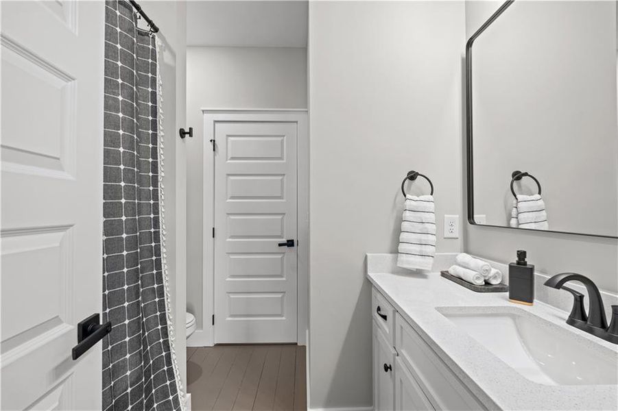 Furnished interior view inside a new home in , Fayetteville (Image 24). Furnished interior view inside a new home in , Fayetteville (Image 24).