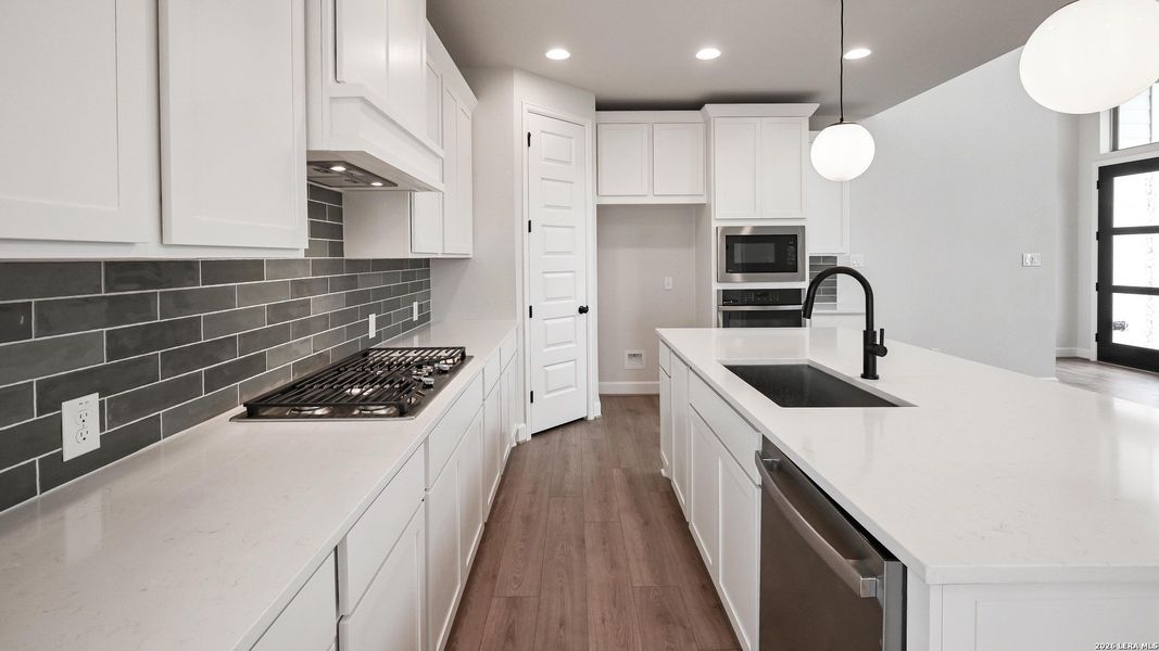 Furnished interior view inside a new home in The Parklands, Schertz (Image 11).