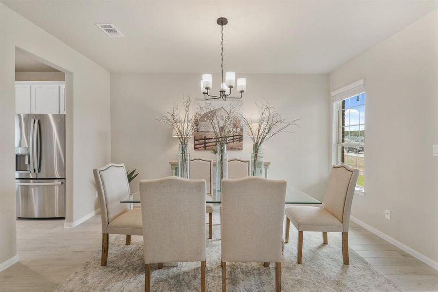 Elegant formal dining room (*Photo not of actual home and used for illustration purposes only.)