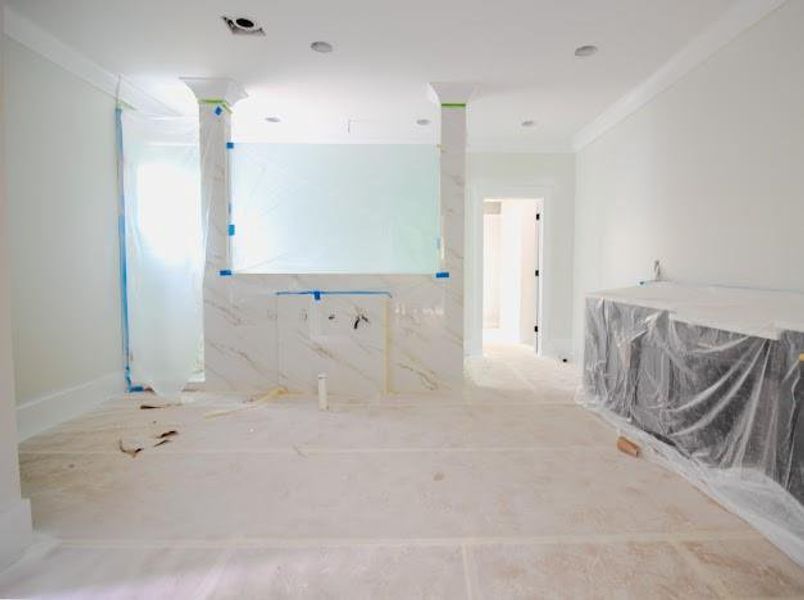 In-progress construction of a new home in , Dacula, GA (Image 4).