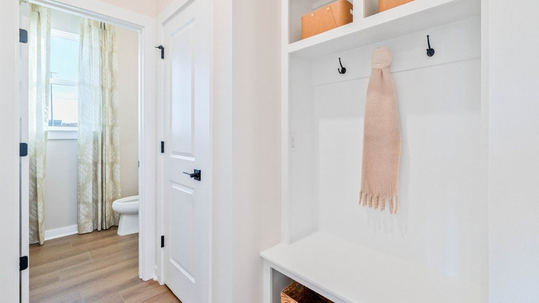Drop Zone and Powder Room