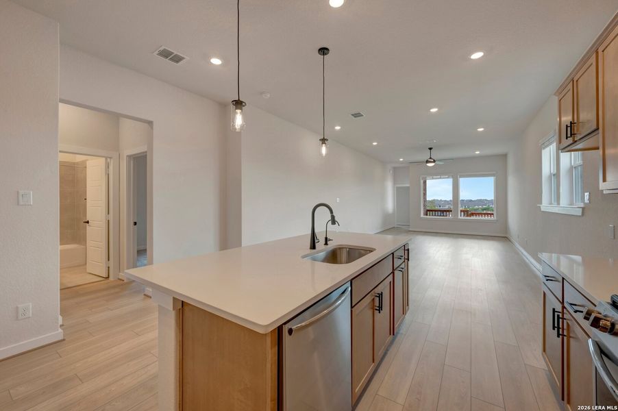 Furnished interior view inside a new home in Mayfair - Select Garden Series, New Braunfels (Image 6).