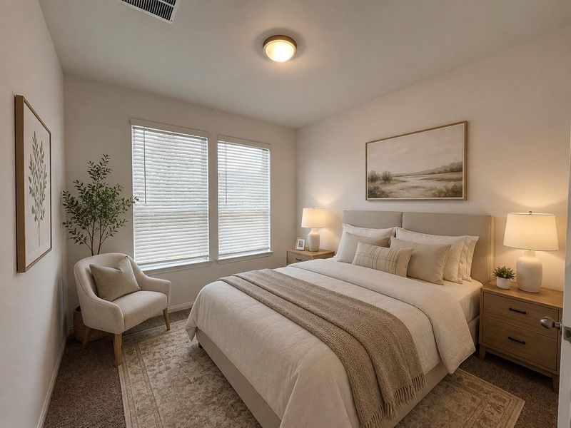 1st floor bedroom with large walk-in closet