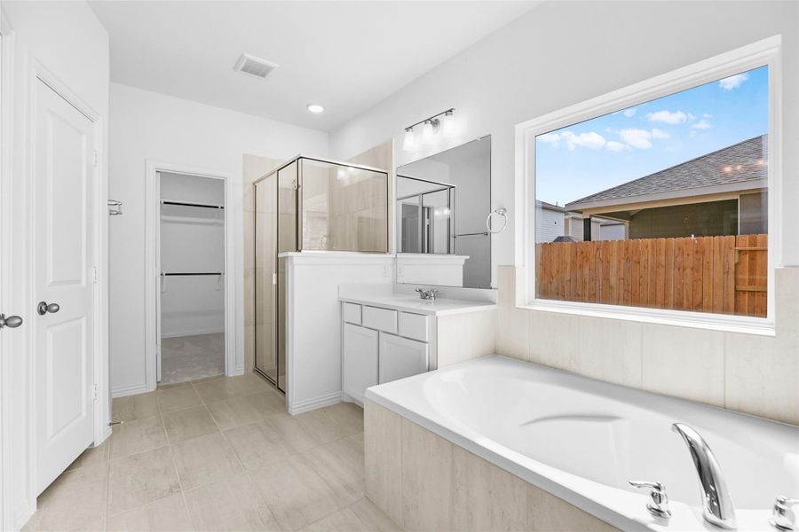 Furnished interior view inside a new home in Beamer Villas, Friendswood (Image 4).