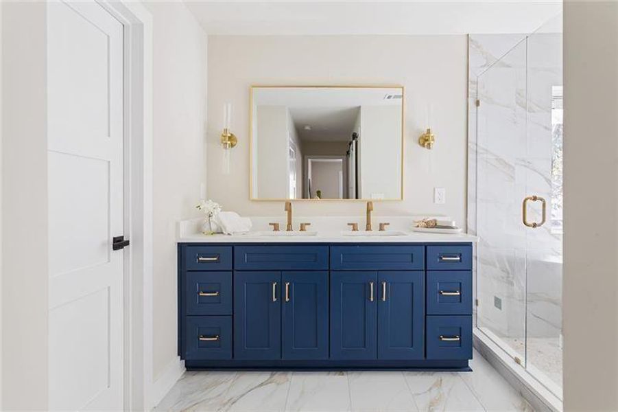 Furnished interior view inside a new home in , Decatur (Image 7).