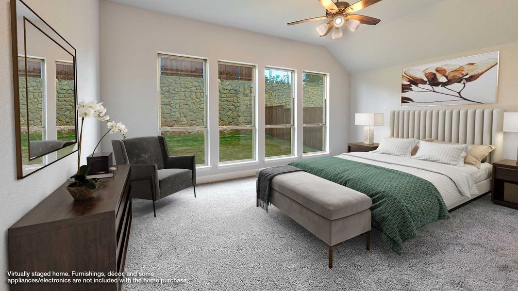 Furnished interior view inside a new home in Two Step Farm, Montgomery (Image 11).