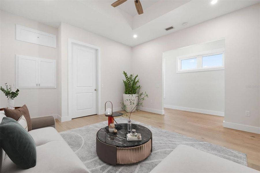 Furnished interior view inside a new home in , Sarasota (Image 38).