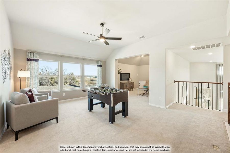 Furnished interior view inside a new home in Willow Wood, McKinney (Image 11).