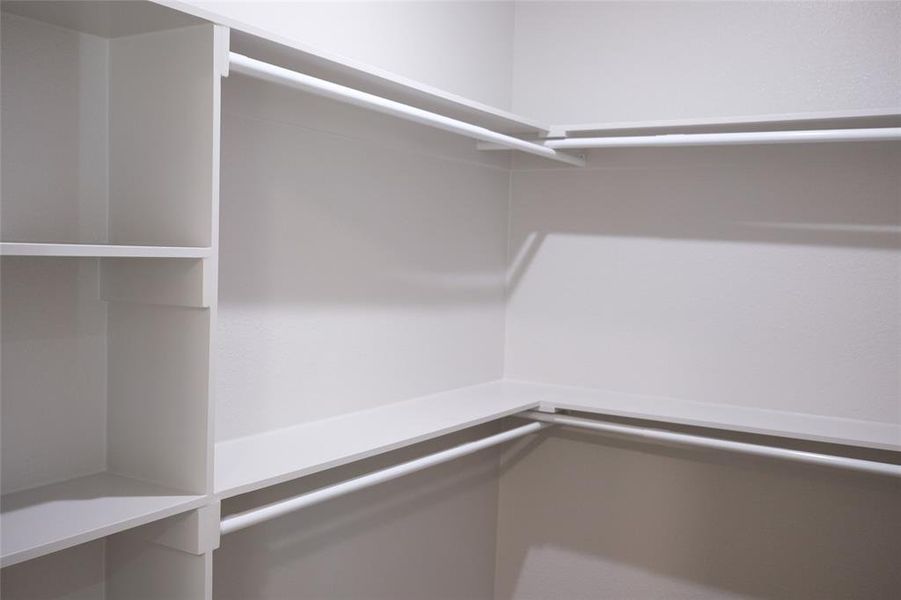 View of spacious closet located in masted bedroom View of spacious closet located in masted bedroom