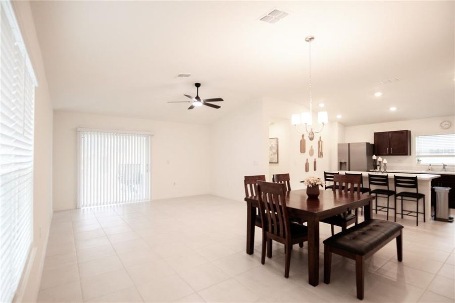 Furnished interior view inside a new home in , Leesburg (Image 17). Furnished interior view inside a new home in , Leesburg (Image 17).