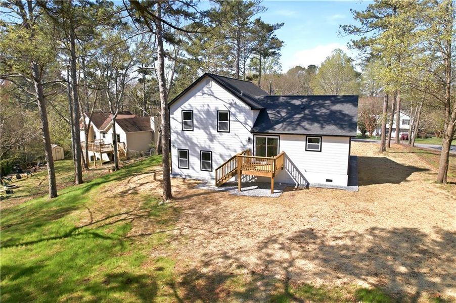 Exterior details and patio area of a home in , Hiram (Image 19). Exterior details and patio area of a home in , Hiram (Image 19).