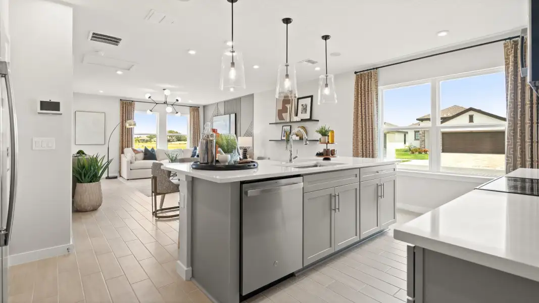 Furnished interior view inside a new home in Liberty Trace, Haines City (Image 10).