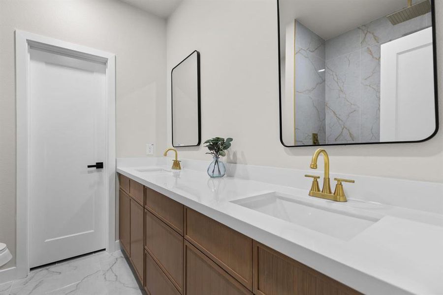 Furnished interior view inside a new home in , Fort Worth (Image 12).