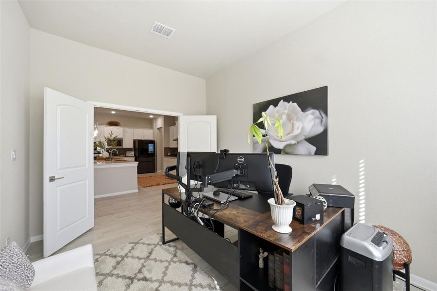 Furnished interior view inside a new home in Tejas Landing, Needville (Image 9). Furnished interior view inside a new home in Tejas Landing, Needville (Image 9).