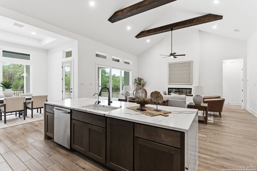 Furnished interior view inside a new home in Heimer Estates at Garden Ridge, San Antonio (Image 32).