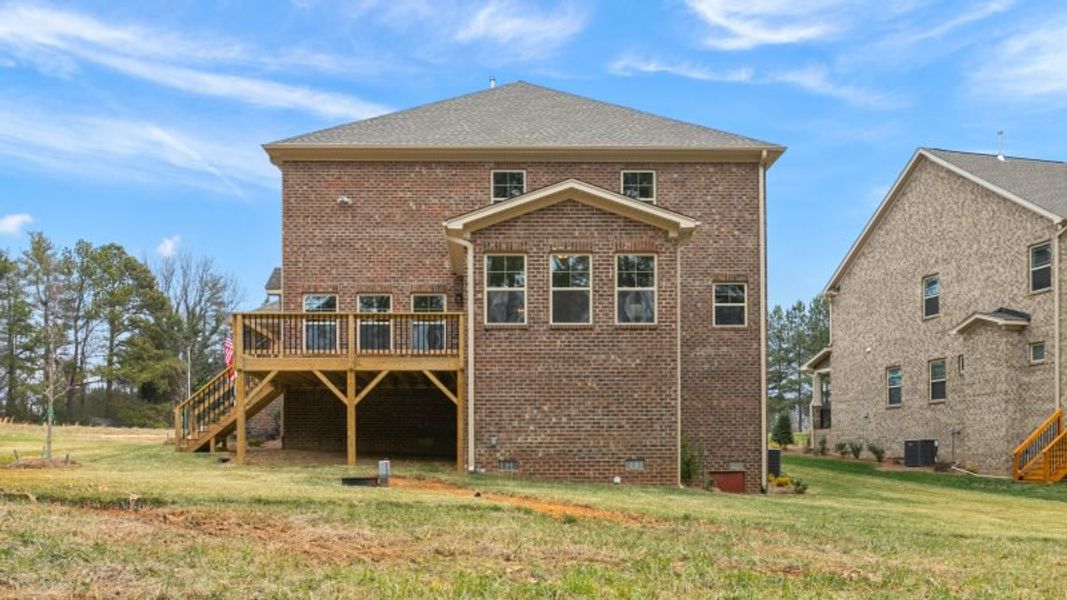 Exterior details and patio area of a home in Preserve at Carriage Cove, Oak Ridge (Image 31).