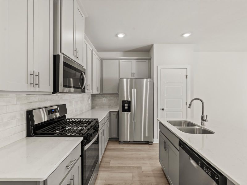 Furnished interior view inside a new home in Avalon Townes, Lyman (Image 4).
