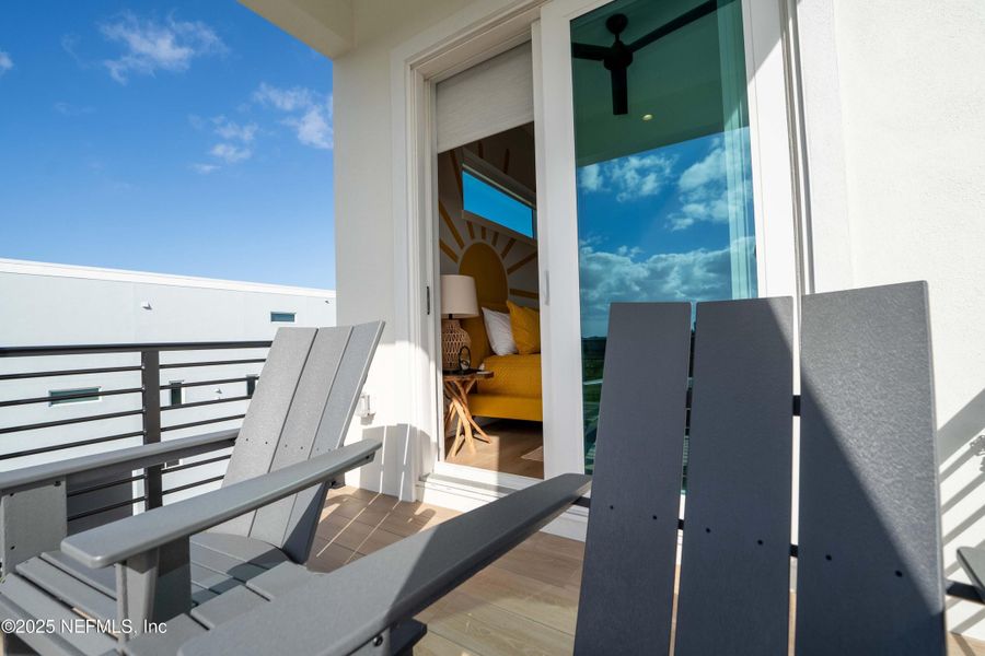 Furnished interior view inside a new home in , Palm Coast (Image 26).