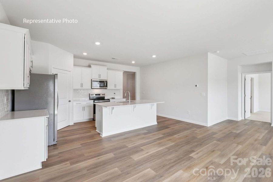 Furnished interior view inside a new home in Brinkley Ridge, Kings Mountain (Image 5).
