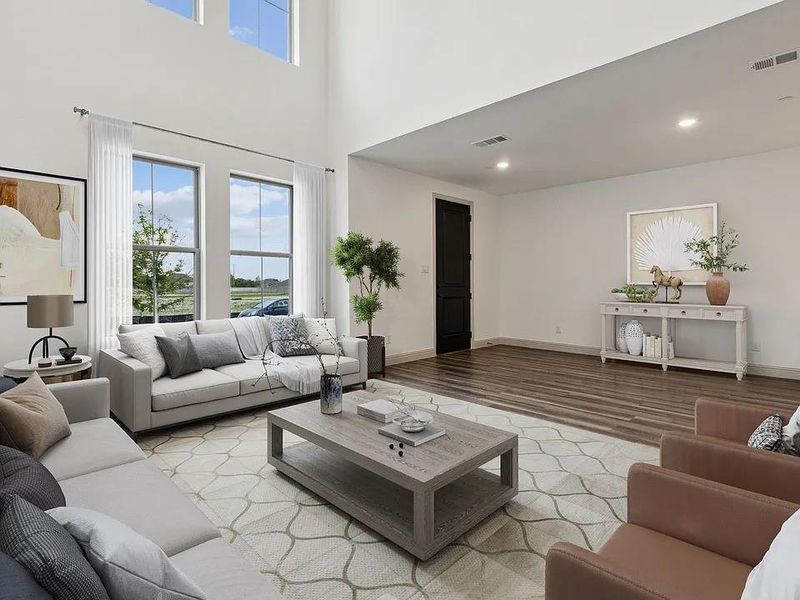 Furnished interior view inside a new home in , Midlothian (Image 5).