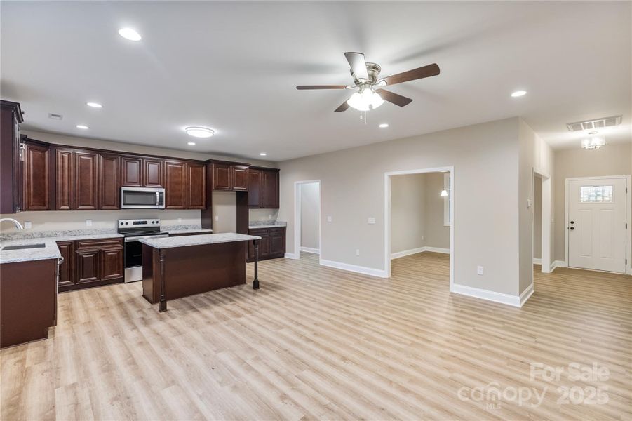 Furnished interior view inside a new home in , China Grove (Image 3).