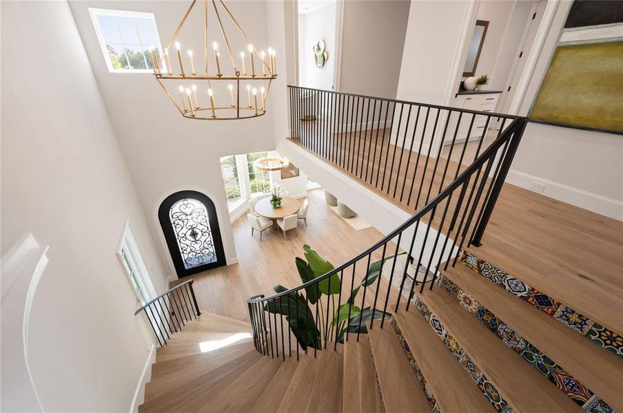 Furnished interior view inside a new home in , Flower Mound (Image 13).